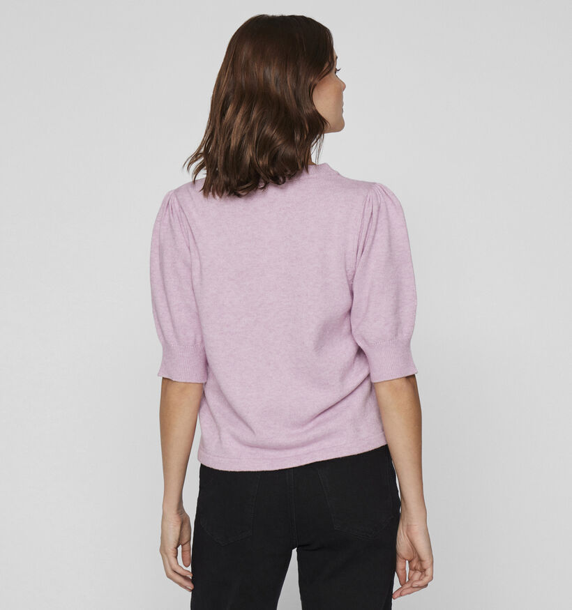 Vila Ril Roze Gebreide trui voor dames (351754)