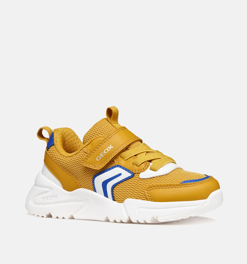 Geox Loftus Okergele Sneakers voor jongens (368456) - geschikt voor steunzolen