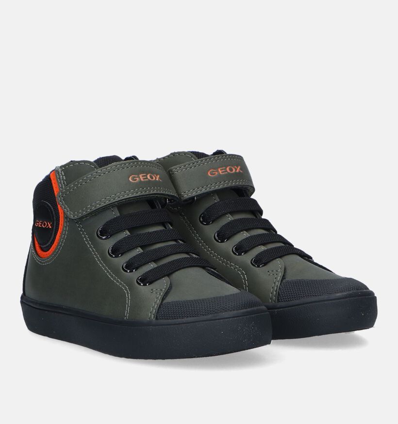 Geox Gisli Gele Hoge Sneakers voor jongens (328535) - geschikt voor steunzolen