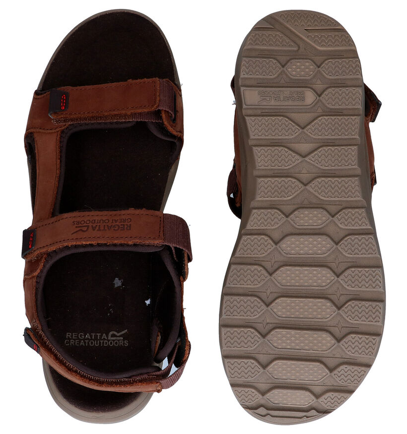 Regatta Marine Cognac Sandalen in nubuck (287378)