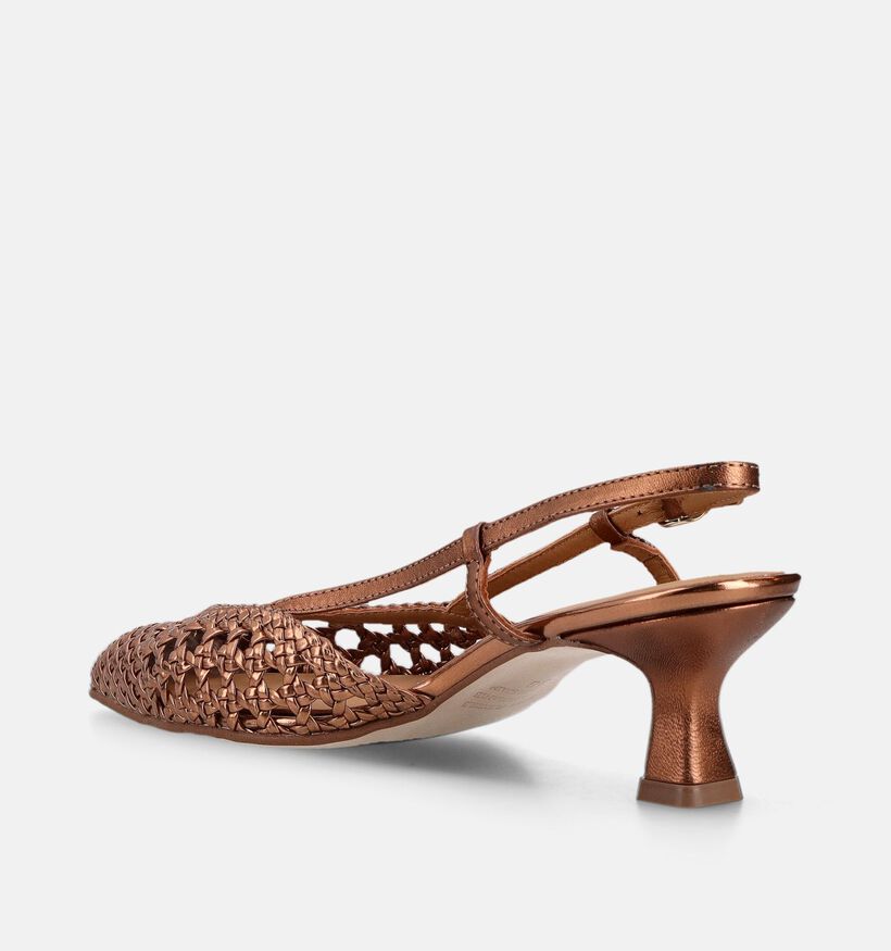 Pedro Miralles Bronzen Slingback Pumps voor dames (373640)