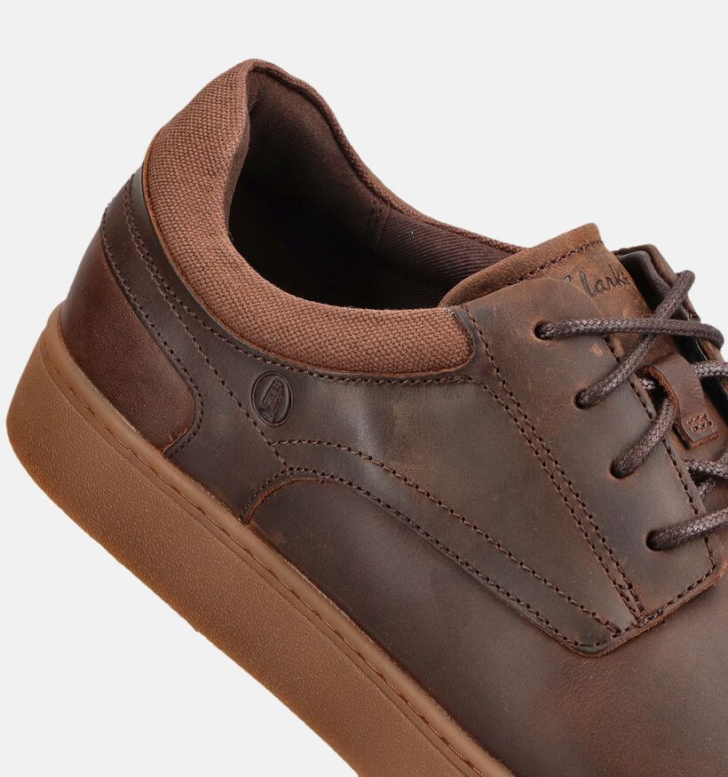 Clarks Lydford Bruine Sneakers voor heren (376483)