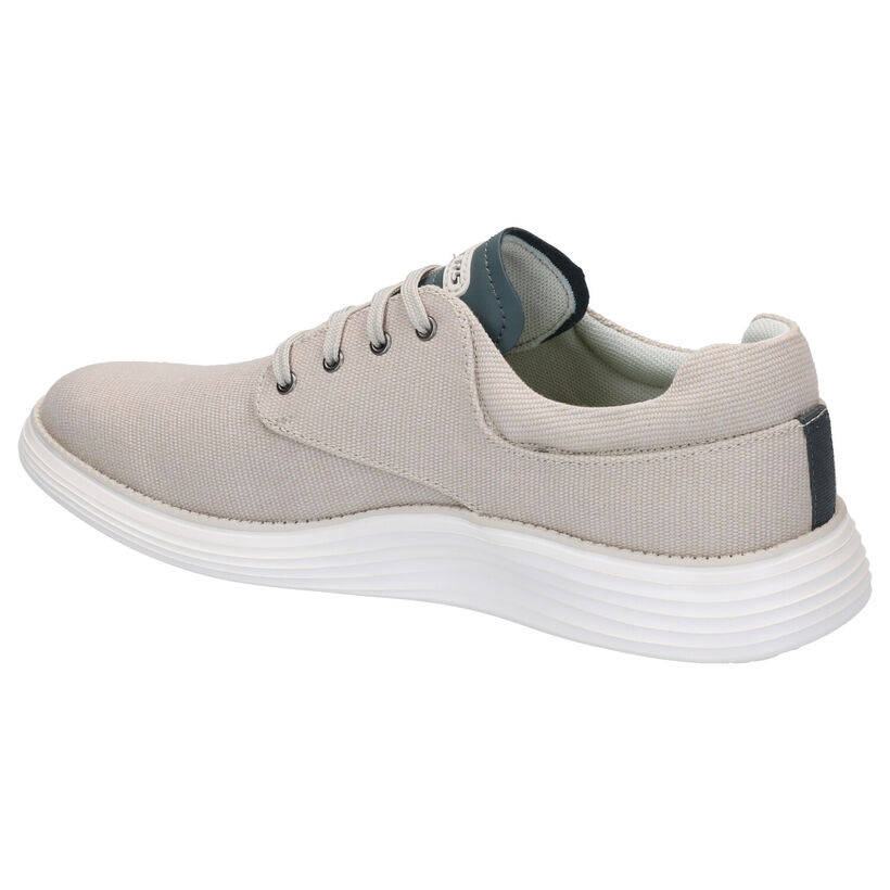 Skechers Status 2.0 Zwarte Veterschoenen in stof (272799)