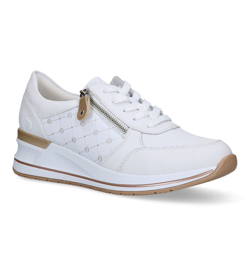 Remonte Witte Sneakers voor dames (320248) - geschikt voor steunzolen