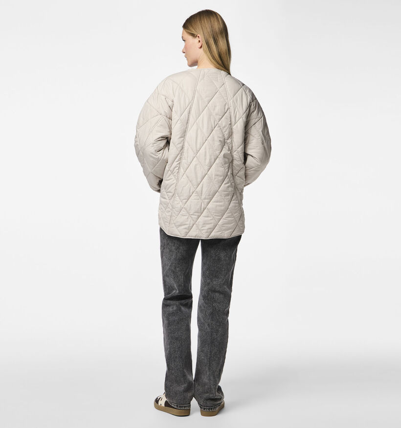 Pieces Stella Quilted Jacket Beige Jas voor dames (367053)