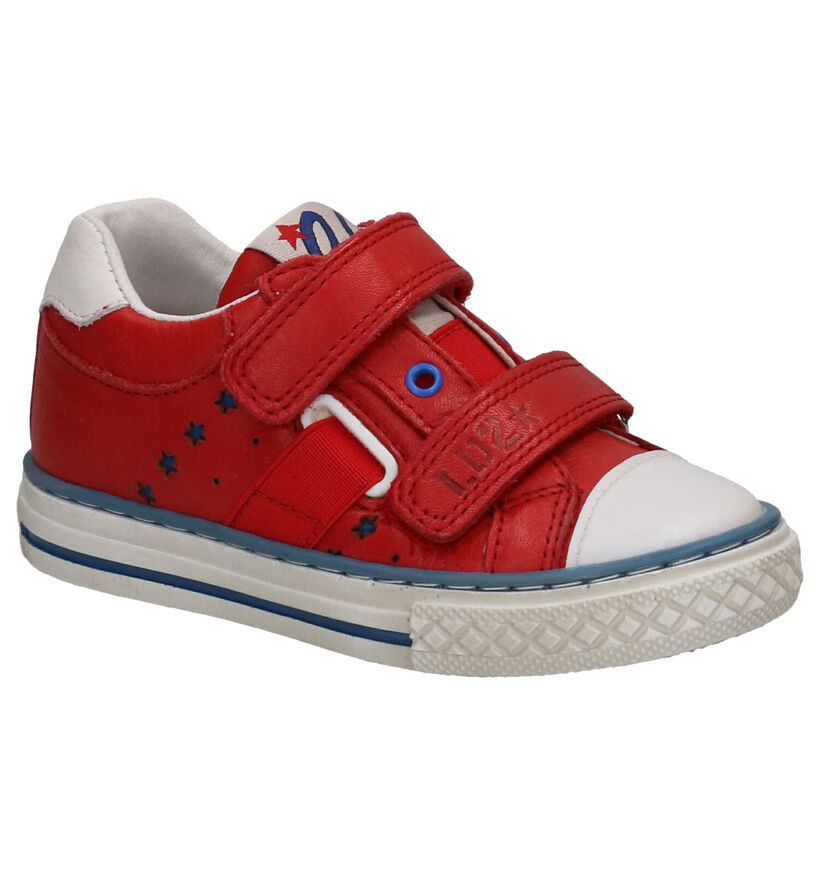 Little David Patton Cognac Velcroschoenen in leer (273224)