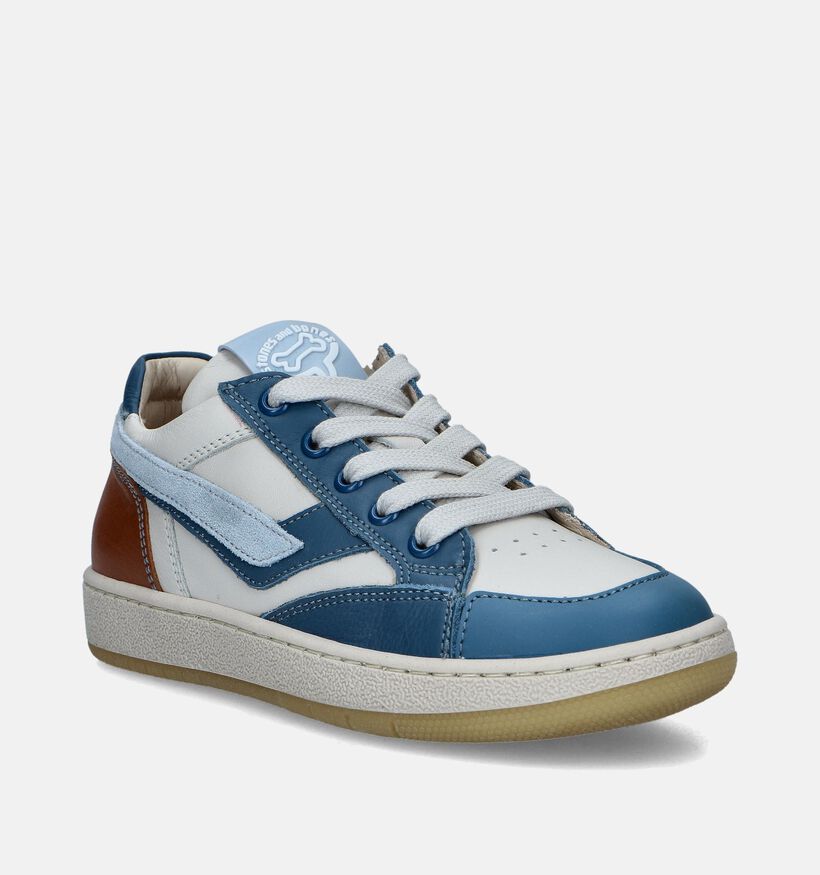 STONES and BONES Logik Chaussures à lacets en Bleu pour garçons (352731) - pour semelles orthopédiques
