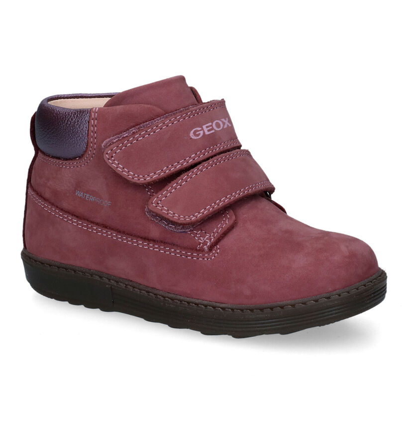 Geox Hynde Roze Babyschoentjes in nubuck (317583)