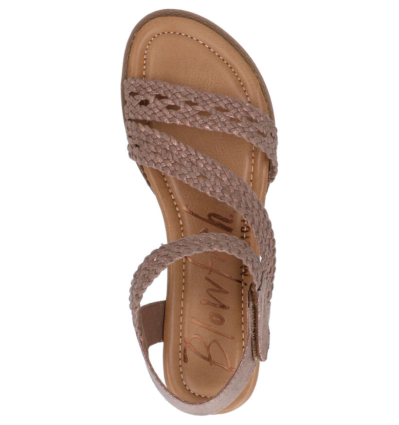 Blowfish Malibu Besille Vegan Sandales en Bronze en simili cuir (274186)