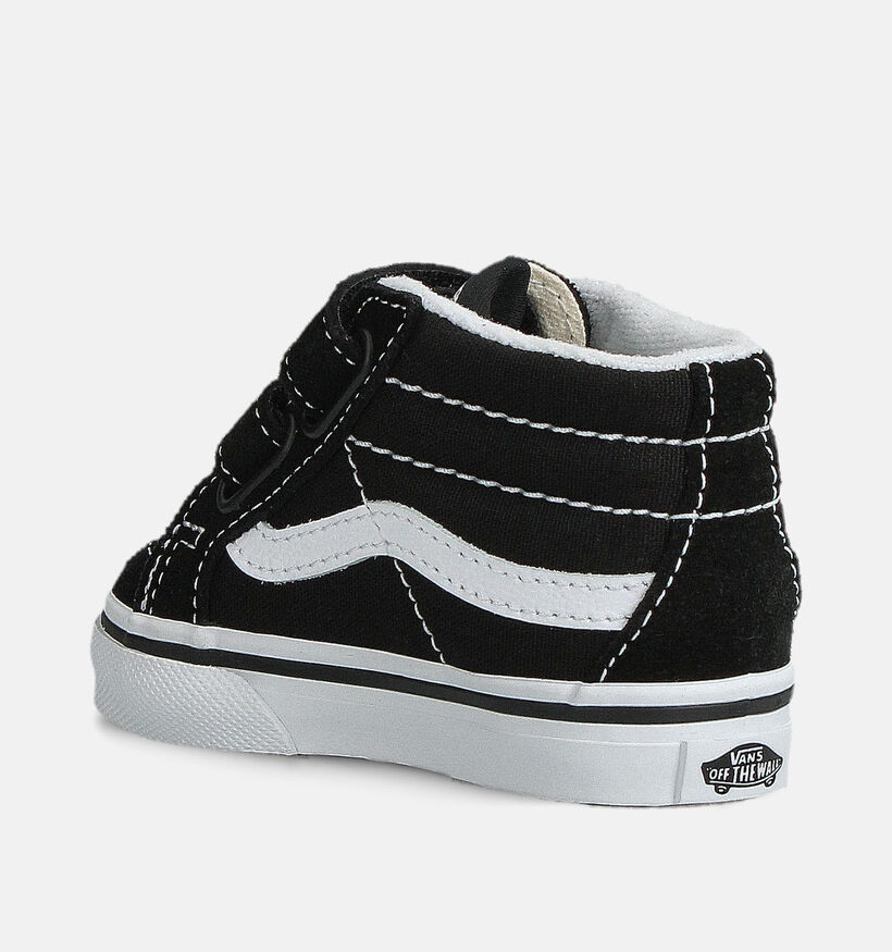 Vans SK8 Mid Reissue Baskets en Noir pour filles, garçons (361016)