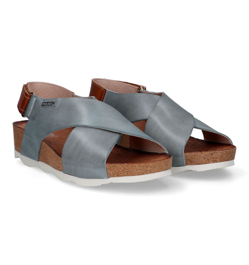 Pikolinos Mahon Blauwe Sandalen voor dames (354677)