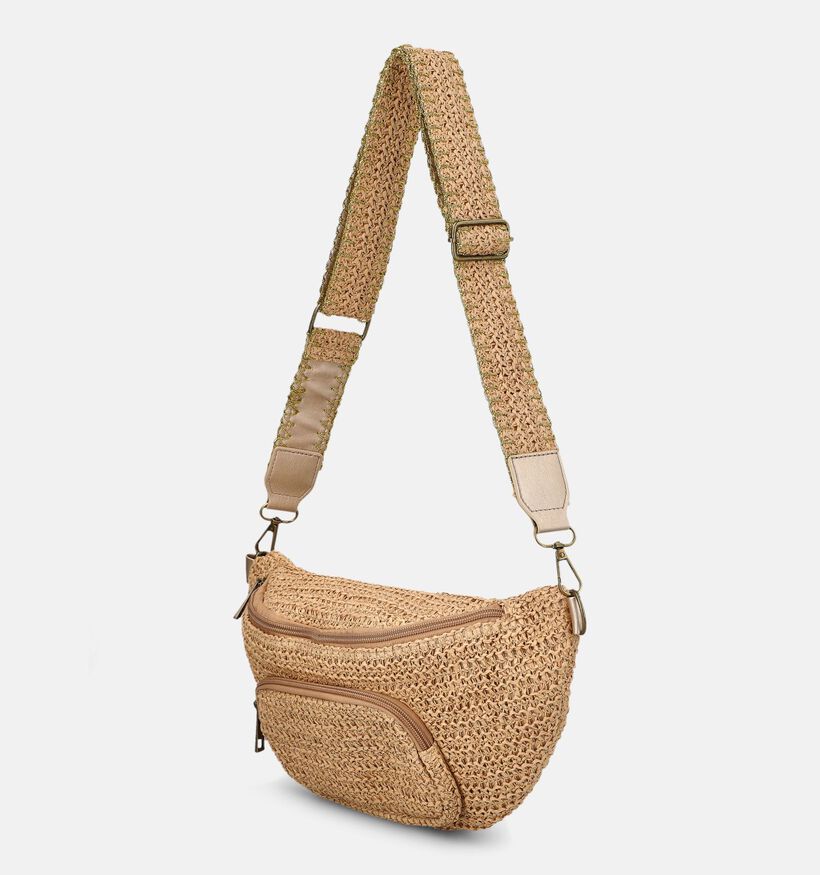 Pieces Adette Bumbag Lichtbruine Crossbodytas voor dames (367124)