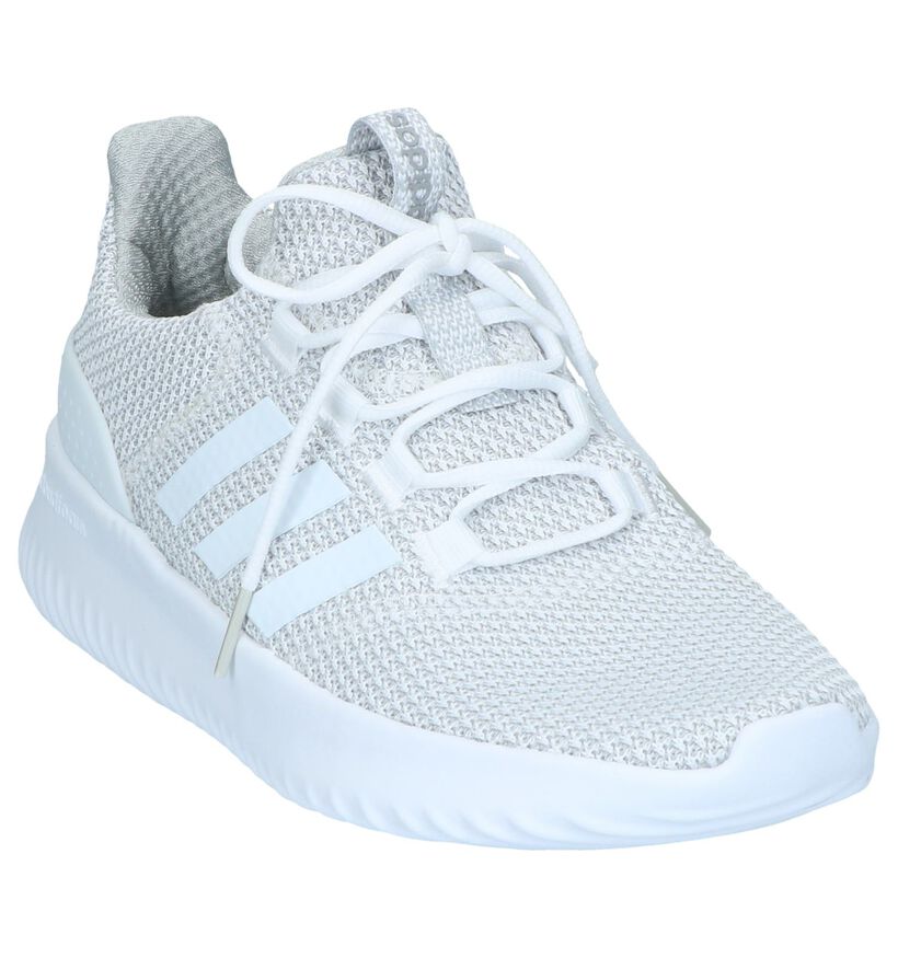 Witte Slip-on Sneakers adidas Cloudfoam Ultimate in stof (237228)
