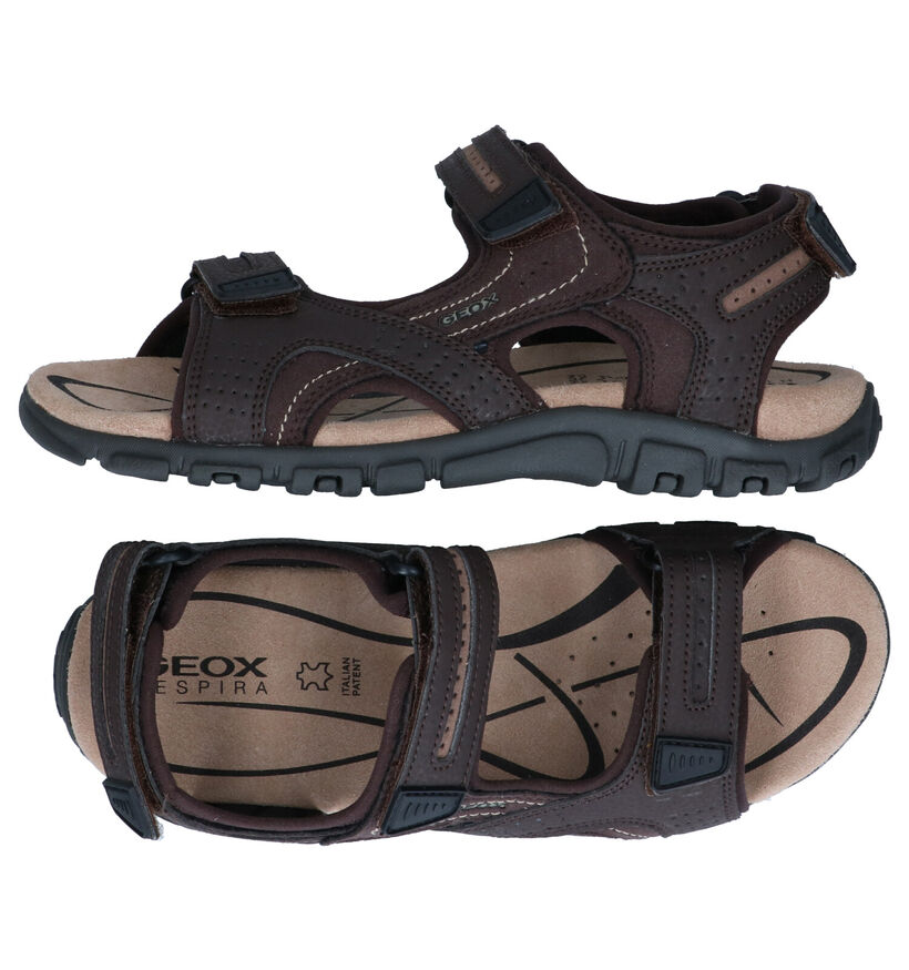 Geox Strada Blauwe Sandalen in kunstleer (303432)