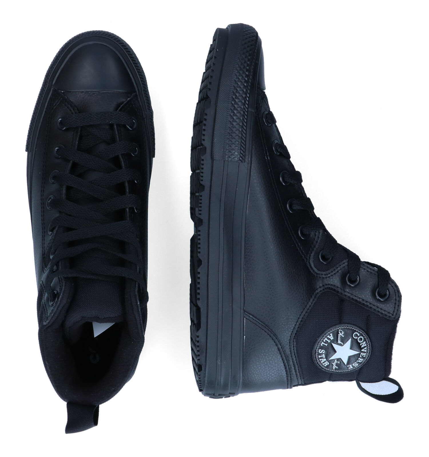 Converse CT All Star Faux Leather Berkshire Boot Baskets en Noir