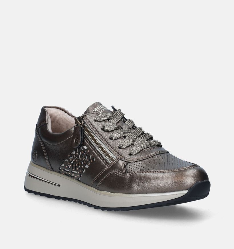 Remonte Bronzen Sneakers voor dames (344430) - geschikt voor steunzolen