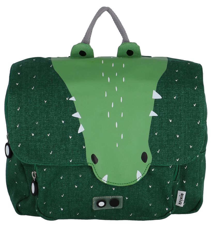Trixie Mr. Crocodile Cartable en Vert en textile (265815)