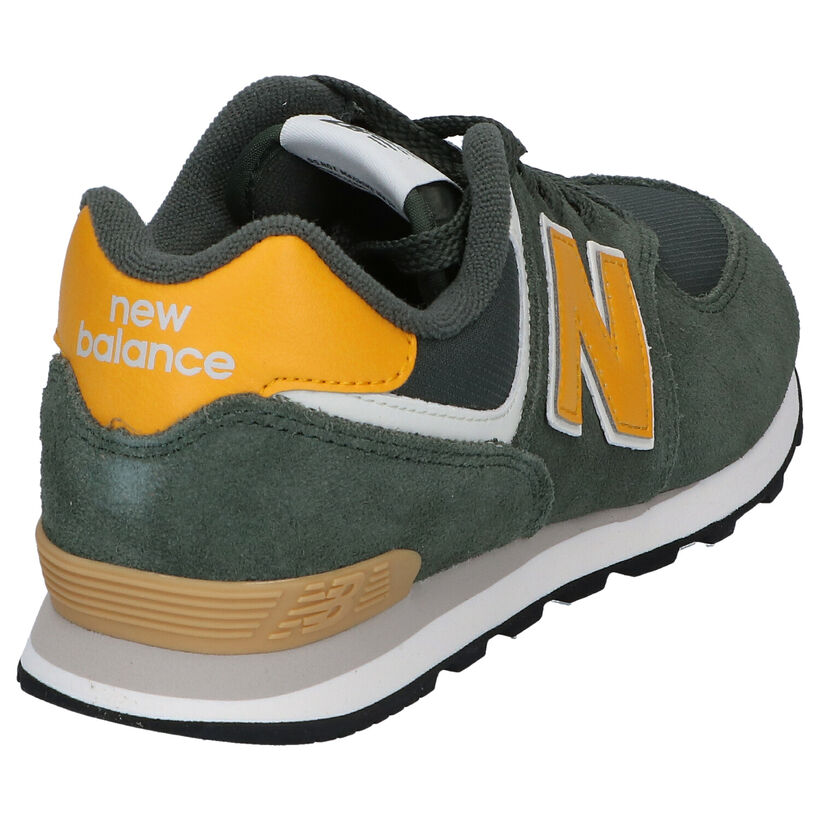 New Balance GC574 Baskets en Bleu pour garçons, filles (327758) - pour semelles orthopédiques