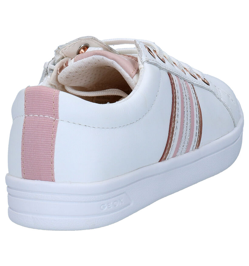 Geox Dj Rock Chaussures à lacets en Blanc en cuir (286925)