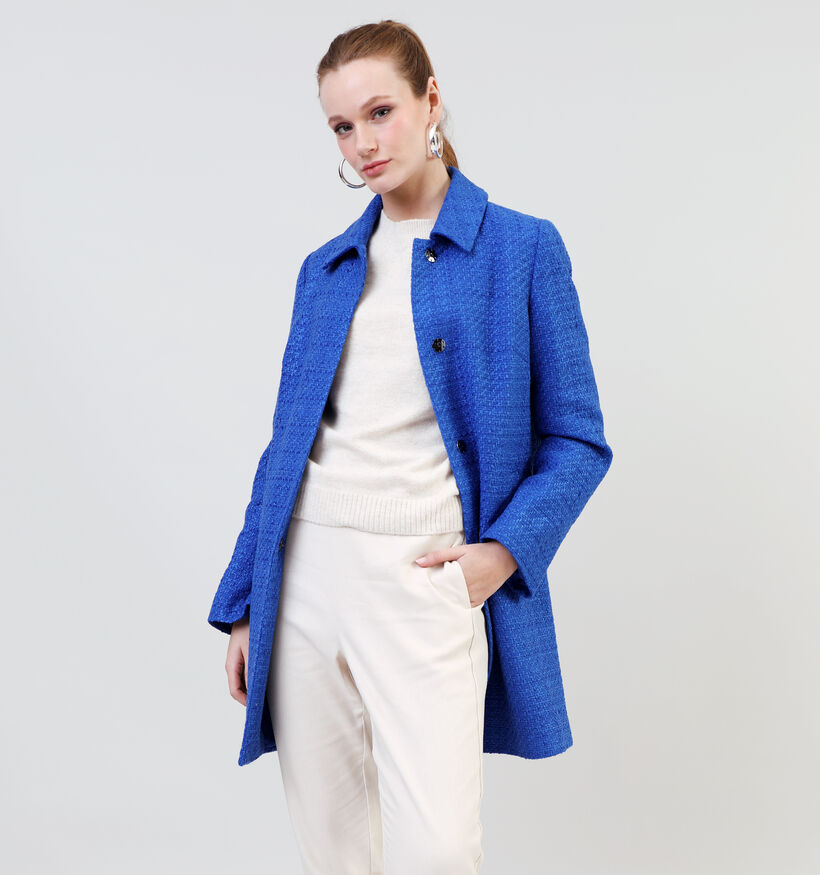 comma Manteau mi-long en Bleu pour femmes (337510)