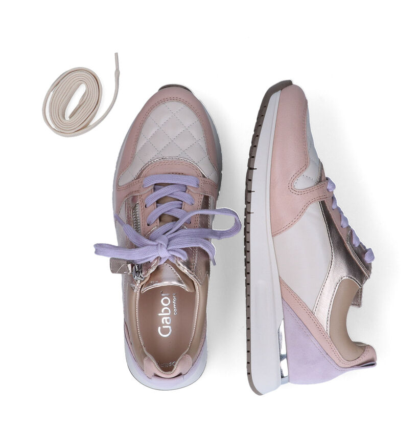 Gabor OptiFit Beige Sneakers voor dames (315134) - geschikt voor steunzolen