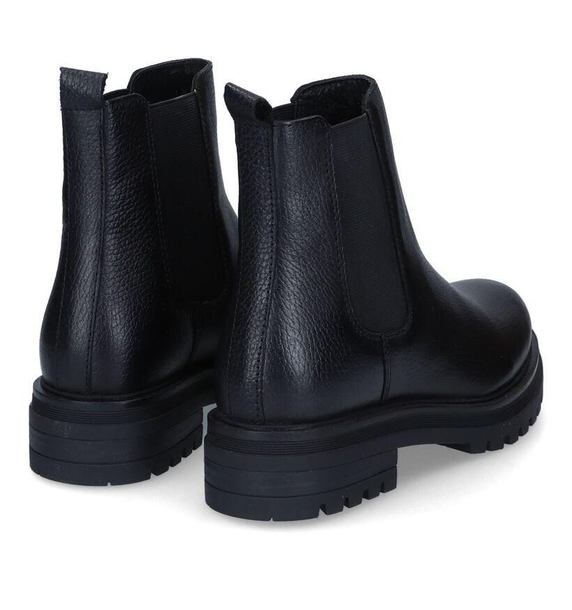 Poelman Bottines Chelsea en Noir en cuir (318226)
