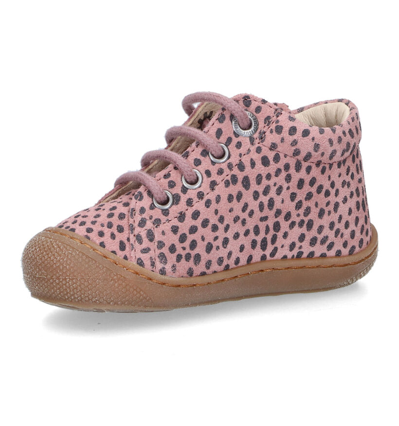 Naturino Cocoon Roze Babyschoenen voor meisjes (316120) - geschikt voor steunzolen