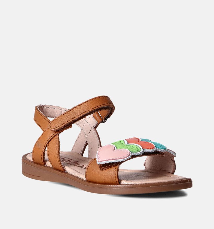 Acebos Sandales en Cognac pour filles (356753)