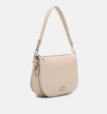 Tamaris Schoudertassen Zwart/Beige