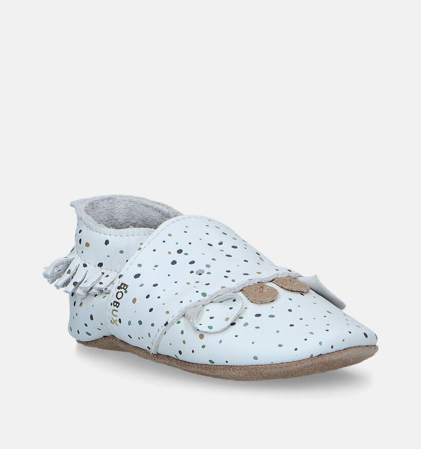 Bobux Freckles Chaussons pour bébé en Blanc pour filles (330616)