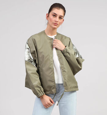 Manteau court vert