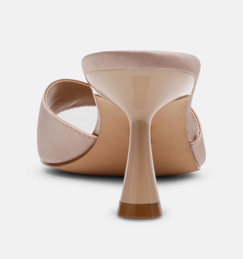 Steve Madden Ivie Satin Nu-pieds en Taupe pour femmes (379922)