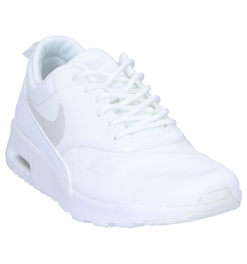 Zwarte Sneakers Nike Air Max Thea in kunstleer (250245)