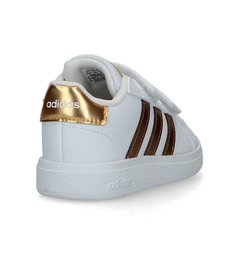 adidas Grand Court 2.0 CF Witte Sneakers voor meisjes (326903)
