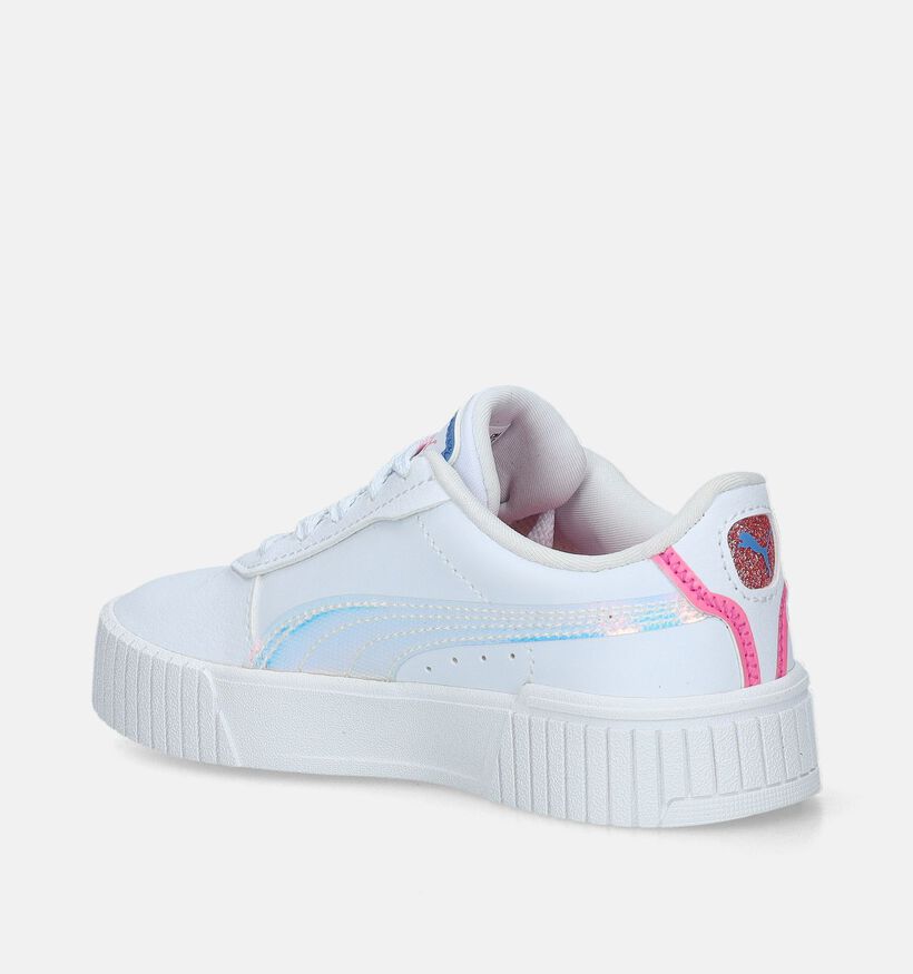 Puma Carina 2.0 Deep Dive Witte Sneakers voor meisjes (334525) - geschikt voor steunzolen