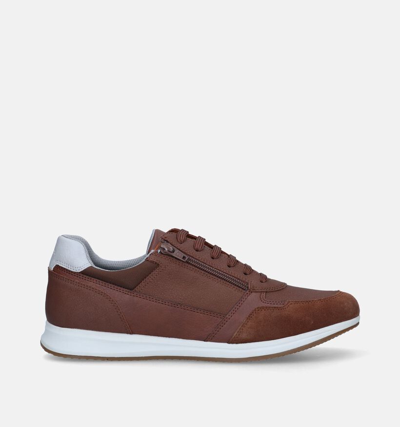 Geox Avery Chaussures à lacets en Cognac pour hommes (335684)