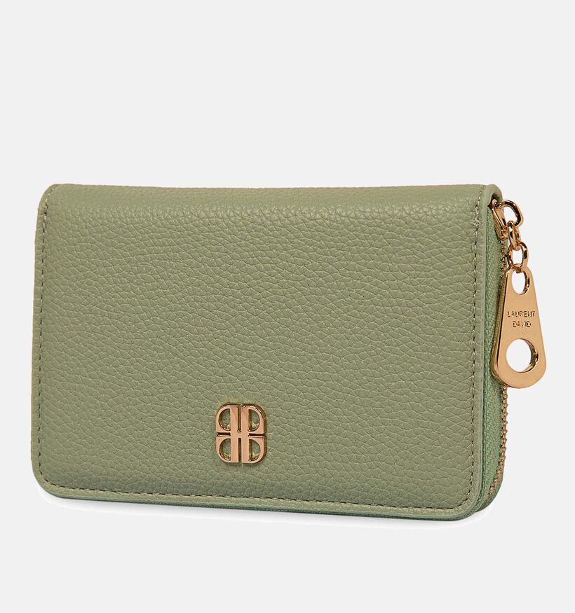Laurent David Estee Porte-monnaie zippé en Vert pour femmes (357968)