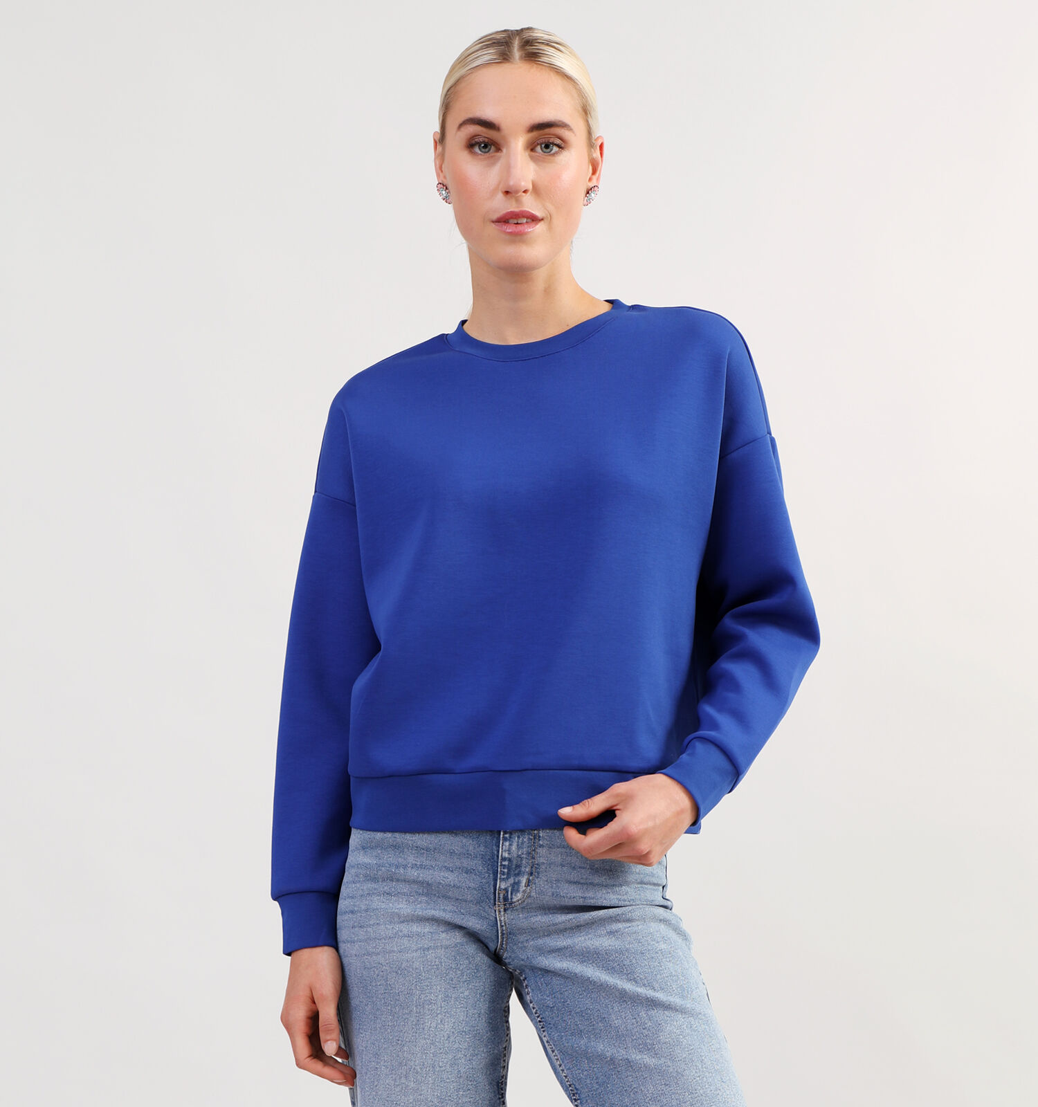 Vila Reflect Blauwe Sweater Dames Truien Online op TORFS.BE