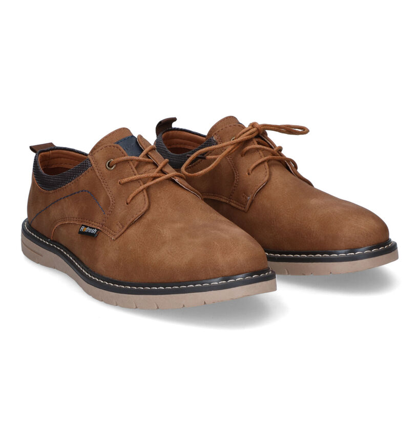 Xti Cognac Veterschoenen voor heren (322496)