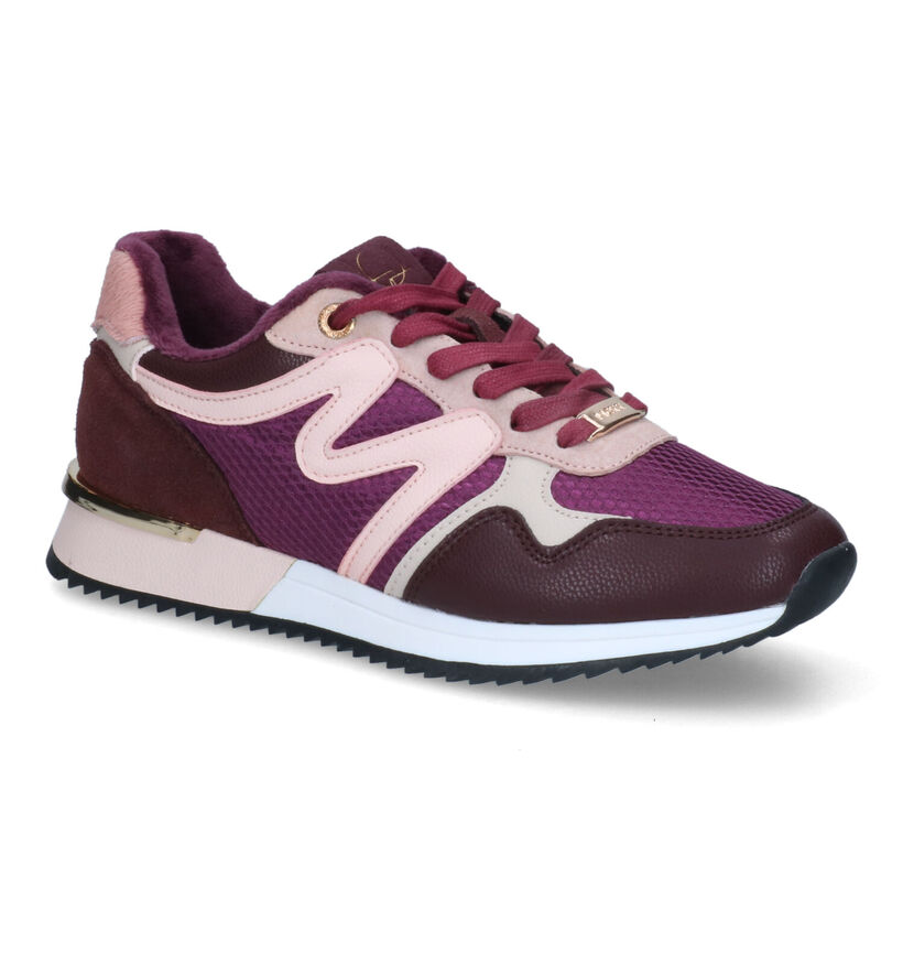 Mexx Kate Bordeaux Sneakers voor dames (313070) - geschikt voor steunzolen