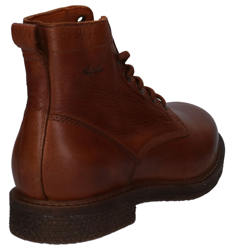 Australian Claymore Bottines en Cognac en cuir (256284)