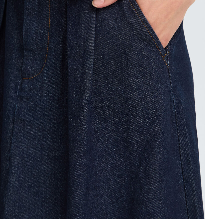 Fransa Leslie Donkerblauwe Midi-Rok voor dames (379934)