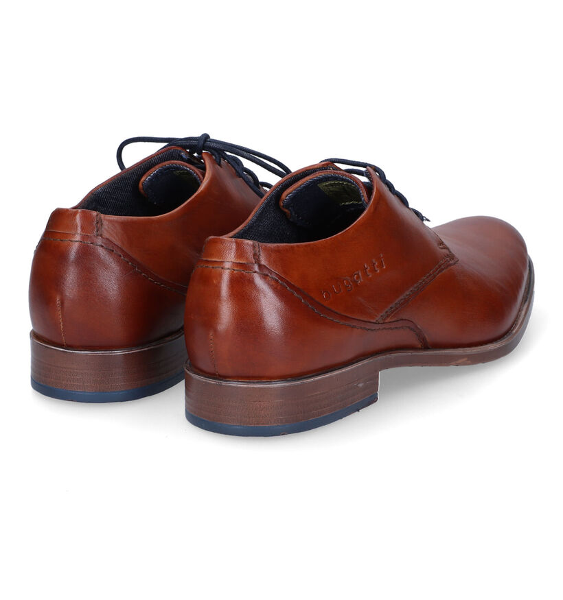 Bugatti Licio Chaussures à lacets en Cognac en cuir (311561)