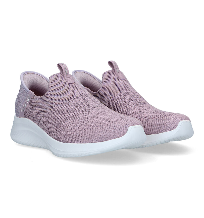 Skechers Ultra Flex 3.0 Smooth Step Zwarte Slip-ins voor dames (326227)