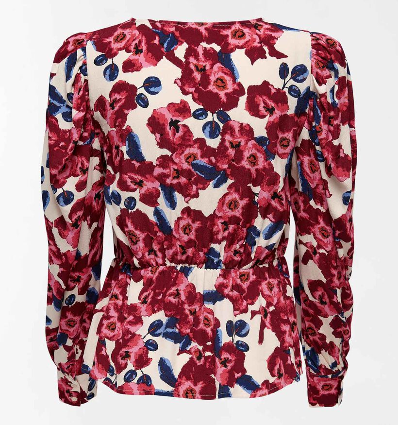 JDY True Rode Overslag Blouse (314619)