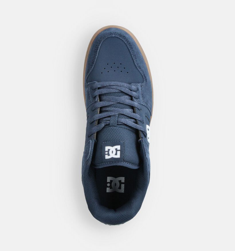 DC Shoes Manteca Baskets basses en Bleu pour hommes (360770) - pour semelles orthopédiques
