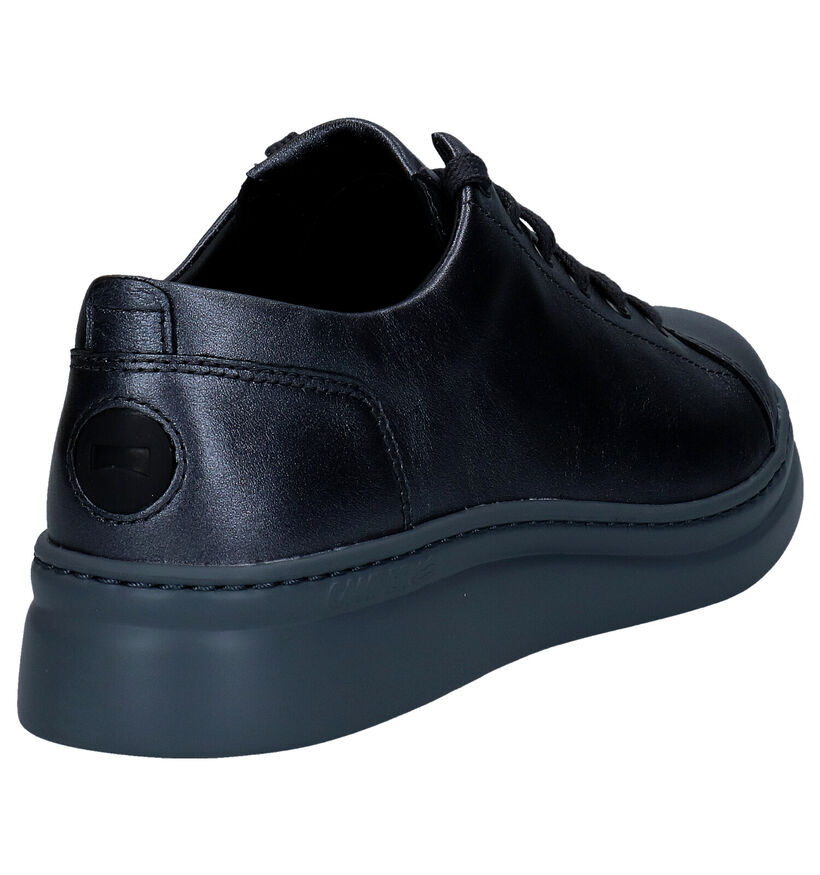 Camper Zilveren Veterschoenen in leer (282822)
