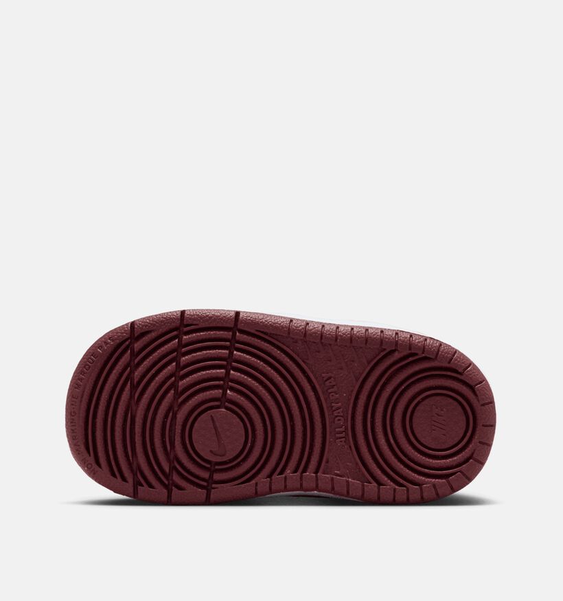 Nike Court Borough Bordeaux Hoge Sneakers voor jongens, meisjes (359815)