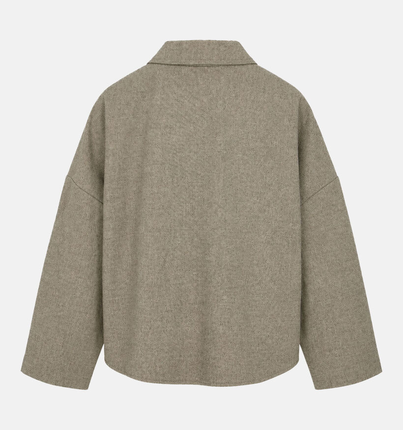 Minuit Douze Lylou Beige Korte Blazer voor dames (381848)