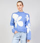 JDY Kilian Flower Blauwe Trui voor dames (365961)